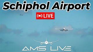 LIVE: Plane Spotting at Schiphol | Heavy Arrivals on Runway 18R Polderbaan EHAM | June 20, 2025