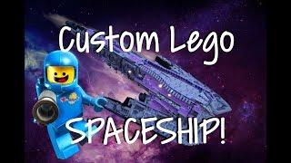 Huge Lego Spaceship MOC! - Custom model description video #1