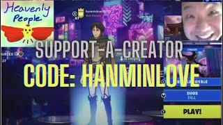 [Fortnite] GOT CREATOR CODE In Fortnite SUPPORT HANMINLOVE!