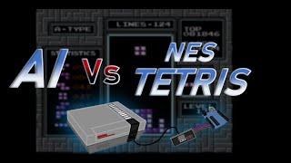 AI Destroys NES Tetris On A REAL Nintendo!