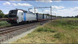 Trainspotting on the Dutch ( Netherlands) famous Railroad Curve, Bend ! At Horst-Sevenum the NL 