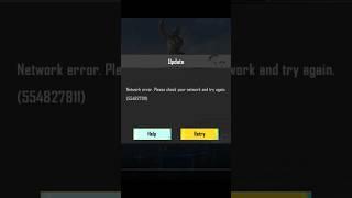 network error please check your network and try again | pubg login problem | pubg open kaise kare