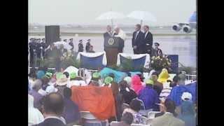 President Clinton and Pope John Paul II in Denver, CO