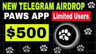 PAWS New Telegram Airdrop | Paws New Telegram Bot | Paws Airdrop update | Paws Airdrop