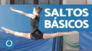 SALTOS BÁSICOS de GIMNASIA RÍTMICA  (Para PRINCIPIANTES)