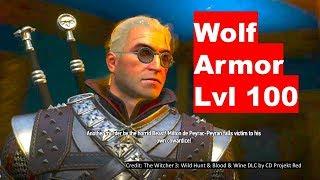 Level 100 Wolf Witcher Gear Crafting Ed, Sup, Master, Grand Swords & Armor #witcher3 #witchergear