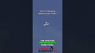 The Merlin Engine makes its own music! @AirshowStuffVideos #airshow #airplane #fly #p51mustang