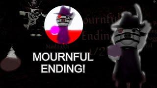 HOW TO GET "MOURNFUL ENDING" BADGE IN ZIZZY DREAM [FAN GAME!]