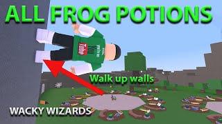 All Frog Potions Wacky Wizards Roblox ‍️Wacky Wizards‍️ Roblox Frog Ingredient Check It Out!