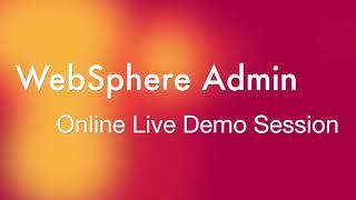 ibm websphere training || websphere application server tutorial