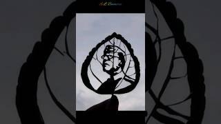 Independence Day Special Netaji Subhash Chandra Bose Leaf Cutting Art/#viral #trending #shorts