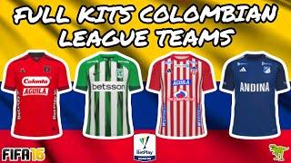 FULL KITS LEAGUE BETPLAY DIMAYOR UPDATE 2024-25 | FULL KITS LIGA COLOMBIANA FIFA 16 MOD FC 25