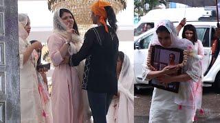 Mannara Chopra, Mitali Handa Crying, Kamini Ji reached at At Uthala Ceremony Of Lt Raman Rai Handa
