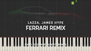 Lazza, James Hype - Ferrari (Piano Tutorial with Synthesia)