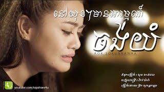 នៅសុខៗមានអារម្មណ៍ចង់យំ - Aok Sokunkanha [Lyric Audio]