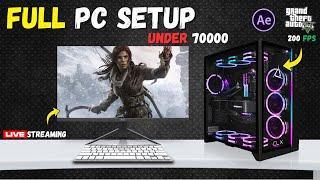 "Best Gaming PC Under ₹70,000 in India – Budget Beast for 1440p Gaming!"