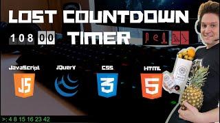 LOST JavaScript Countdown Timer with jQuery, CSS, and HTML