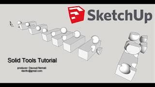 SketchUp solid tools tutorial