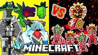 Barakoana Vs. Mowzie's Mobs Monsters in Minecraft