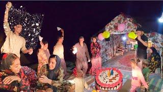 Asghar's niece's amazing nomadic birthday party in a nomadic tent