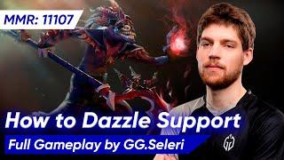  Seleri DAZZLE HARD SUPPORT 7.37b | Dota 2 Pro Gameplay