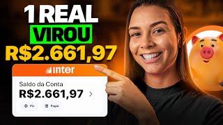 TÃO SIMPLES QUE ASSUSTA! COMO FAZER 1 REAL VIRAR R$2.661,97 EM 1 ANO!