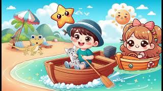 row row row your boat - family song & nursery rhymes - super simple songs