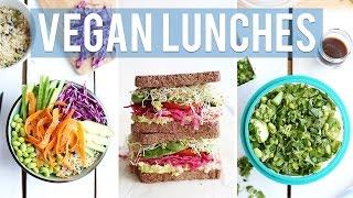 3 HEALTHY + VEGAN LUNCH IDEAS | For Work & School