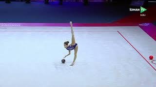 Vera TUGOLUKOVA (CYP) Ball Qualification RGI SENIOR 1st EUROPEAN CUP BAKU 2024