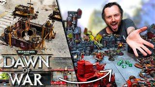 I played MORE Dawn of War with REAL WARHAMMER 40k