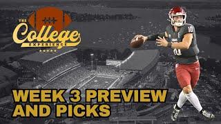 Week 3 Preview & Picks | The College Football Experience