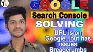 how to fix breadcrumbs error in blogger 2020 | Url is available to google but has issues | TK |