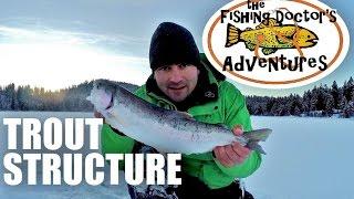 How to Ice Fishing Structure for Rainbow Trout