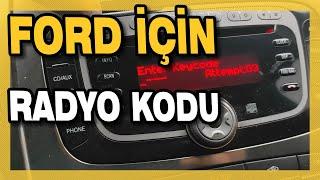 FORD ARAÇLARDA RADYO KODU NASIL BULUNUR?