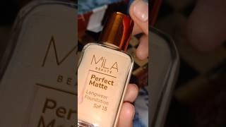 Mila Beauté perfect matte longwear foundation Spf15 #foundation #makeupproducts #review #makeup