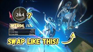 1min Clear Try this! S0 Jinhsi x ZheZhi faster rotation | Wuthering Waves Tower of Adversity