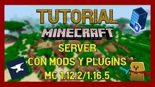 Como HACER un SERVER de MINECRAFT con MODS y PLUGINS (SpongeForge 1.12.2-1.16.5) - TUTORIAL