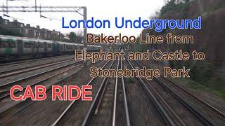 London Underground Bakerloo Line from Elephant and Castle to Stonebridge Park (CAB RIDE)