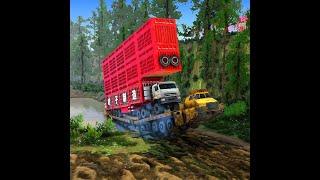 Very dangerous!!! when driving an overloaded truck