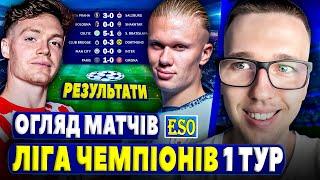 1 тур ЛЧ, огляд матчів середиЛіга Чемпіонів у розпалі !