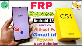 realme c51 frp bypass android 13 | new trick | realme rmx3830 google account bypass without pc