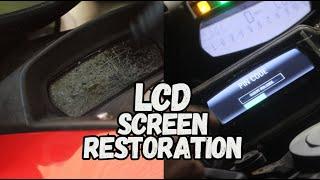 How I Restored My Sun-Faded Ducati Diavel LCD Display with a Headlight Restoration Kit!