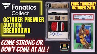 41 Basketball Card Grails As Usual - Fanatics Collect OCTOBER Premier Auction Preview