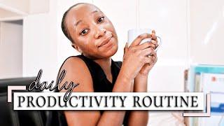 DAILY PRODUCTIVE ROUTINE for maximum productivity | TheStylishMed