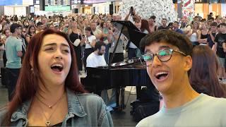 Perfect by Ed Sheeran - Amazing FLASHMOB in Rome Airport ! 