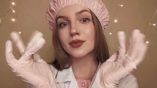 АСМР Быстрый Массаж Лица в Перчатках • ASMR Fast Face Massage with Gloves