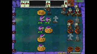 Plants Vs. Zombies: Survival Night Bungee Blitz Hybrid Mini Game