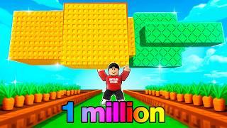 Using Only CARROT SEEDS To Become a MILLIONARE in Grow A Garden