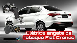 Instalação elétrica engate de reboque Fiat Cronos!