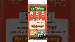 Cara Cek Status Klaim Shopeepay THR Gratis 100ribu Big Ramadan Sale 2025 Terbaru Update